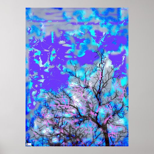 電動ブルーポスター ポスター (正面)