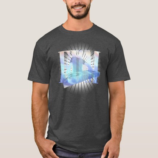 電動ブルー放電器 Tシャツ (正面)