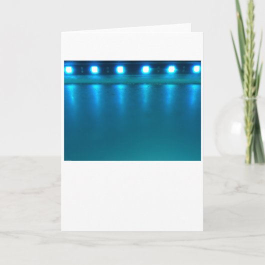 電動ブルー、カード カード (正面)