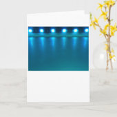 電動ブルー、カード カード (黄色い花)