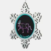 電動マウス スノーフレークピューターオーナメント (右)