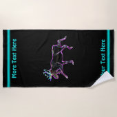 電動マウス ビーチタオル (正面)