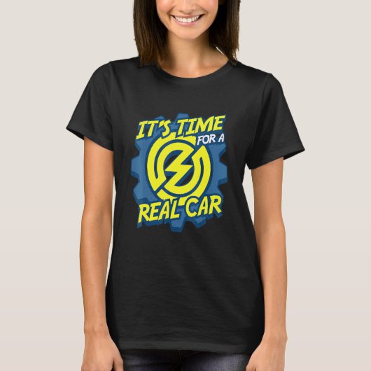電動モビリティ車の運転環境保護 Tシャツ (正面)