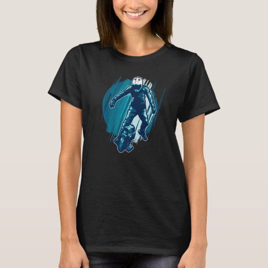 電動ユニサイクルスケーター Tシャツ (正面)