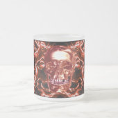 電動レッドクロームスカルマグ フロストグラスマグカップ (中央)