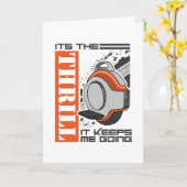 電動一輪車スリルEUC カード (黄色い花)