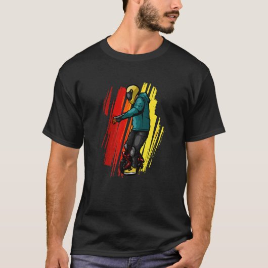 電動一輪車ドライブ Tシャツ (正面)