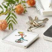 電動一輪車EUC キーホルダー (側面)