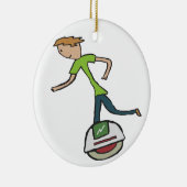 電動一輪車EUC セラミックオーナメント (右)