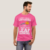 電動式葉っぱブロワー 造園 Tシャツ (正面フル)