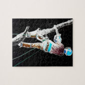 電動樹木外科医のチェーンソー ジグソーパズル (横)