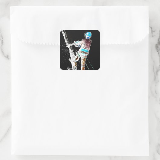 電動樹木外科医のチェーンソー スクエアシール (バッグ)