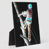 電動樹木外科医のチェーンソー フォトプラーク (側面)