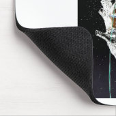 電動樹木外科医のチェーンソー マウスパッド (コーナー)