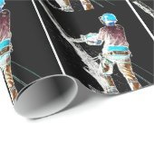 電動樹木外科医の宝石商クリスマスプレゼント ラッピングペーパー (ロールコーナー)