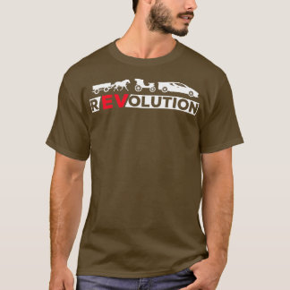 電動車両ドライバEVバッテリ革命 Tシャツ