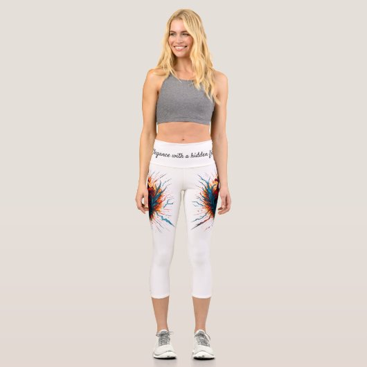 電化された情熱レギンス- "エレガンスとハイ カプリレギンス (正面)