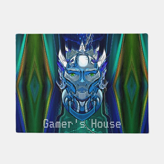 電化ロボットヘッド ドアマット (正面)