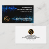 電化青色稲妻波電気技師 名刺 (正面/裏面)