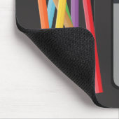 電卓と鉛筆マウスパッド マウスパッド (コーナー)