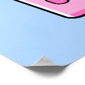 電卓の愛 ポスター (角)