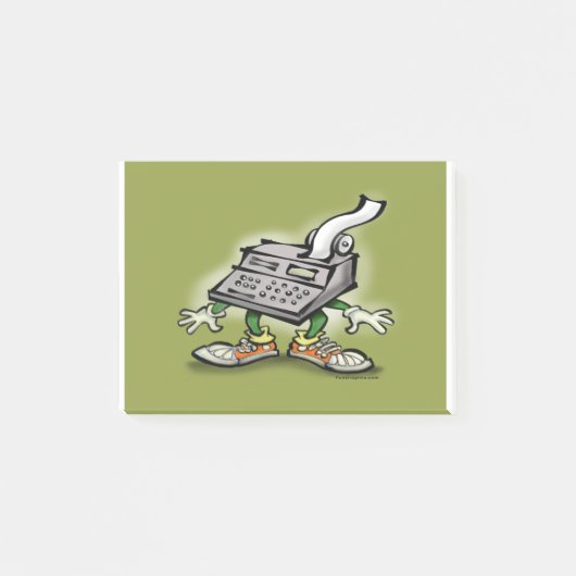 電卓の男 ポストイット (正面)