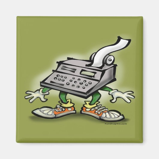 電卓の男 マグネット (正面)