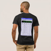 電卓ウィンドウ – 得 YOU PWNED - ©pwnstar 2023 Tシャツ (裏面フル)