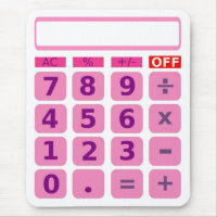 電卓マウスパッド