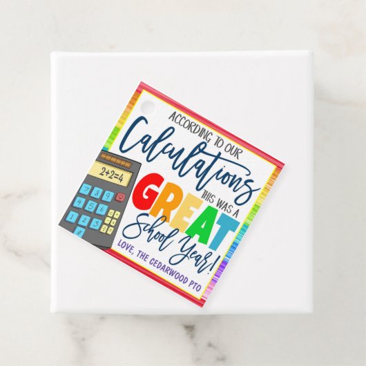 電卓先生感謝ギフトラベル フェイバータグ (インサイチュ)