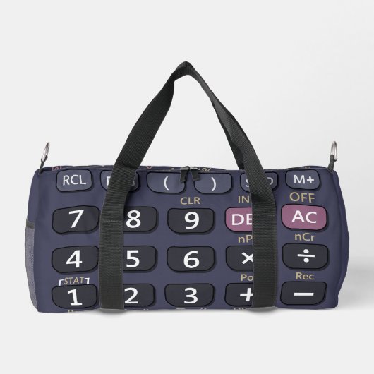 電卓 ダッフルバッグ (裏面)