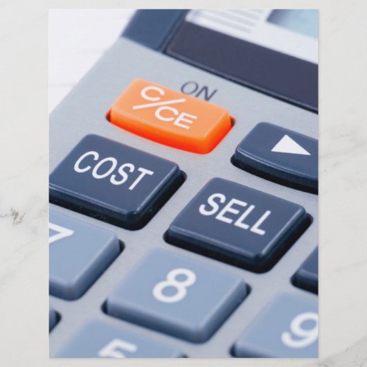 電卓 チラシ (正面)