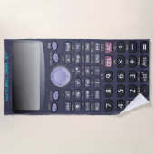 電卓 ビーチタオル (正面)