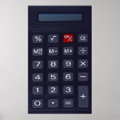 電卓 ポスター (正面)