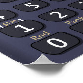 電卓 ポスター (角)