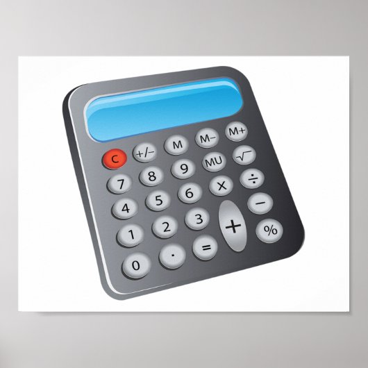 電卓 ポスター (正面)