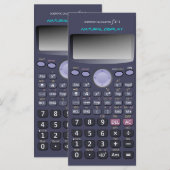 電卓 メニュー (正面/裏面)