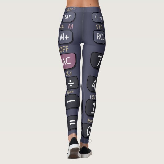 電卓 レギンス (裏面)