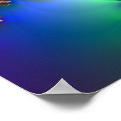 電圧フラクタルプリント ポスター (角)