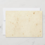 電報のヴィンテージ旅行ハートは日付を救います セーブザデート (裏面)