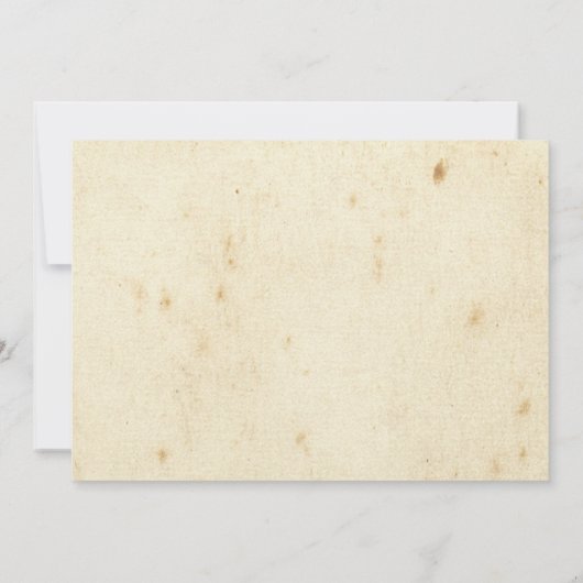 電報のヴィンテージ旅行ハートは日付を救います セーブザデート (裏面)