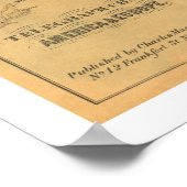 電報図ポスター1858 ポスター (角)