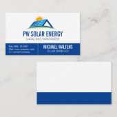 電太陽の力 | ホームテック 名刺 (正面/裏面)