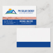 電太陽の力 |ホームテック |屋根 名刺 (正面/裏面)