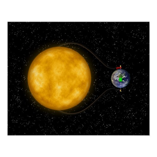 電太陽の力 –  ポスター (正面)