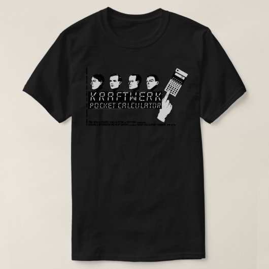 電子おもしろいクラフトワーク音楽ギフト用ギフト Tシャツ (デザイン正面)