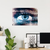 電子アイによる技術革新 ポスター (ホームオフィス)