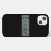 電子エラーメッセージ iPhoneケース (裏面横)