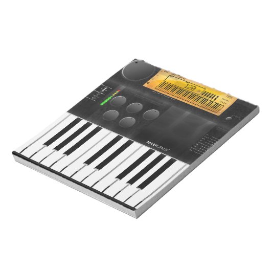 電子キーボード ノートパッド (回転)