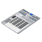 電子キーボード ノートブック (左側)